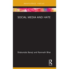 (영문도서) Social Media and Hate Paperback, Routledge, English, 9780367537265