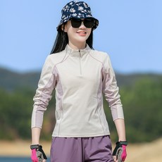 薄長袖健身衣 速乾透氣運動上衣, 無具體規格, 杏色