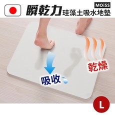 OHE 日本MOISS 瞬乾力 珪藻土吸水地墊 L尺寸