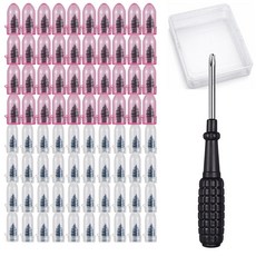 타이어 펑크 수리 나사형 지렁이, 대 40개, 소 40개, 1세트