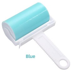 강아지와 고양이 옷에 사용하는 점착식 제거용 소파와 플라스틱 브러시 롤러 애완용품, sky blue