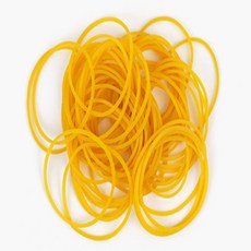 업위드 고무밴드 20g 미용실고무줄 노란고무밴드 포장고무줄