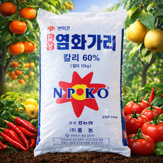 자재스토어 염화가리 비료 20kg 국산 수용성 칼륨 농업용 입상 칼슘 칼리 +전용장갑세트, 1개