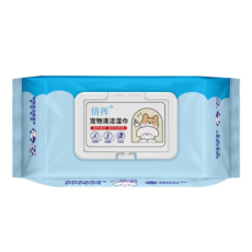 情擇 寵物清潔濕巾, 1個, 1個裝