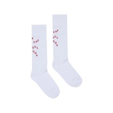 디스퀘어드2 키즈 로고 니트 골지 양말
