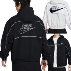 [정품 보장] 나이키 클럽 바람막이 후드 집업 윈드브레이커 자켓 아노락 남성 (톰텐 사은품)