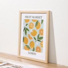 하스몰 모던 우드 심플 프레임 인테리어 액자 스탠드 벽걸이 겸용, 1개, 원목