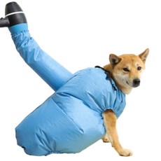 透氣寵物烘乾袋 大型犬適用, 藍色, 1個, S碼 2.5 - 5kg
