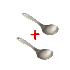 아우레아온 마라탕 라면 먹방 미니 국자 아이스크림 크리스마스 테이블스푼 스쿱, 2개, 무광니켈