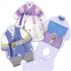 마음담아 설 세뱃돈 봉투 명절 감사 상품권 황금 전통 부모님 용돈봉투 돈봉투, 25. 꼬까 한복봉투 2종