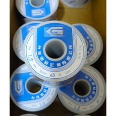 台灣固品 錫絲 錫線 焊錫 0.5/0.8/1.0/1.2/1.6/3.0mm 63% 有鉛 免洗 0.5/1KG, 1個, 1.2mm  63%, 1KG