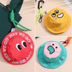 헤이위고 벙거지 골프공 주머니 골프볼 파우치 케이스, 1개, 레드