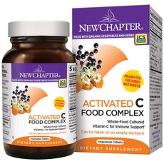 NEWCHAPTER 活化C群素食膠囊, 1個, 60 件
