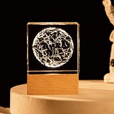 라이팅 실내장식 수정구 은은한 크리스탈 별자리 태양계 기구 UWFDF842, 1개