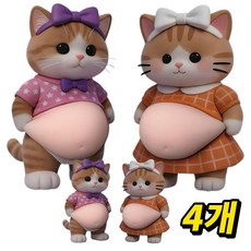 별라 차량 도어가드 스티커 방문 문콕방지 뱃살 4개, C형