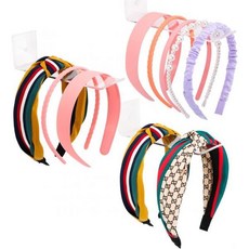 AfooBezos 3팩 투명 아크릴 머리띠 정리함 및 보관함 (여자 여자용), 3 Count (Pack of 1)