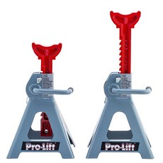 Pro-LifT T-6903D 더블 핀 잭 스탠드 - 3톤 1팩 176744, 회색