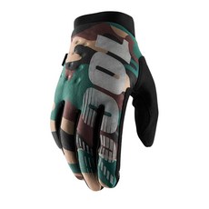 브리스커 청소년 추운 날씨 모터크로스 산악 자전거 장갑 따뜻한 겨울 MTB MX 파워스포츠 레이싱 보호 장비, Adult X-Large, Adult Medium, 1개
