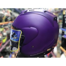 ONZA MAX 6代 平紫 3/4安全帽 (贈墨片/防塵帽套/免費打蠟), 1個, 平紫/贈深墨片(出貨前鏡片裝到好)