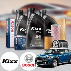 미니 컨트리맨SD (F60) 2세대 (B47) 디젤 킥스 파오 C2/C3 0W30 엔진오일세트, 1개, 5L