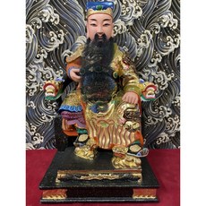 京綸 1尺3 朱王 南彩 朱府王爺 錦雕 江西樟, 1個