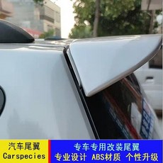 Livina 駿逸 ABS 帶燈 改裝 定風尾翼 適用於 06-18 年Nissan Livina, 1個, 06-12無燈 無漆-需上面漆