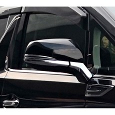 圓夢工廠 Toyota Alphard 2019 2022 阿法 30系 鍍鉻 後視鏡座飾貼 後照鏡座飾片 照後鏡座蓋, 1個, 藍鑽車牌螺絲貼 每組2入