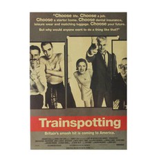 포스터리 빈티지 영화 포스터 B스타일 크래프트지 레트로 감성 인테리어 벽장식 카페 소품, M95-트레인스포팅