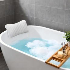 욕조 베개 흡착컵 빠른 건조 헤드레스트 욕조 베개 여성 남성 어머니 아버지 친구용, 01 빠른