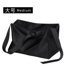 斜挎包男大容量運動健身包日系休閒單肩包揹包旅行包女, 黑色R大號