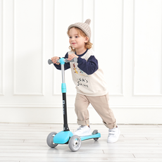 야야 이지 폴딩 (2컬러) 접이식 유아 킥보드 씽씽이, 핑크, 1개