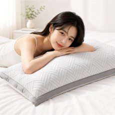 아리엘노 냉감패드 쿨매트 여름 냉감 침대패드 베개커버, 화이트 베개커버 2장