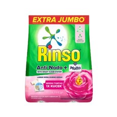 RINSO Anti Noda Molto 洗衣粉 Rose Fresh 1.8kg, 1個, 洗衣粉-粉 1.8 kg