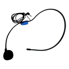 키밍 초경량 헤드마이크 헤드셋 가이드 강의 회의, 블랙, 블랙