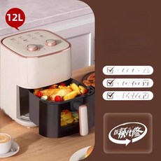 오븐형 에어프라이어 대용량 튀김기 가정용 가시창 안전한, 베이지화이트 기계식낮은오븐, 기본 색상