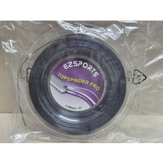 EZSPORTS TOPSPINER PRO 網球線 1.20mm, 黑色, 1個