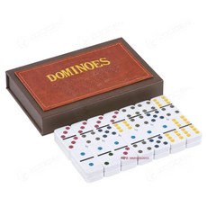 더블 식스 도미노 게임 블록 새로운 빌딩 28피스 보드 레크레이션 포함 큐브 박스 도미노스, 5010-TO 더블 화이트