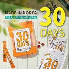 30 DAYS 犬貓肉泥零食 韓國製造 純天然無添加, 1個, 藍 - 鮪魚 ( 單支12g*6條 )