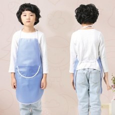 S블루 어린이앞치마 미술앞치마 목끈형앞치마 키즈앞치마 메쉬앞치마 수업 쿠킹, 상세페이지 참조