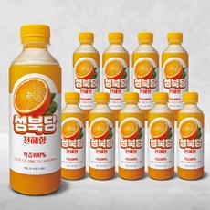 성북당 제주프리미엄감귤 천혜향 100% 착즙주스, 340ml, 10개