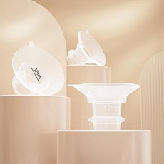 Saglve 플랜지 인서트 6개 24mm용 17mm 대부분의 펌프 플랜지/쉴드 플랜지 사이즈 키트 실리콘 플랜지 인서트