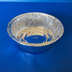 昀誠紙品 232圓形鋁碗250入 圓形鋁箔 拋棄式鋁碗 鋁箔碗 外帶碗, 1個
