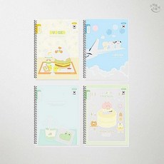 SCS 펜피아 스프링 알림장 좁은칸 색상랜덤 1000 초등학생 알림장 통신장 메모 1개입 넓은칸알림장