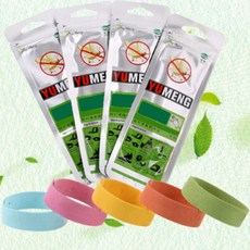 모기팔찌 썸머밴드 해충퇴치기 벌레방지 모기기피 랜덤 개별포장, 칼라랜덤