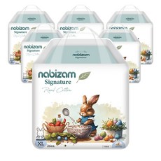 나비잠 기저귀 시그니처 팬티 6팩, 특대형(XL), 156개