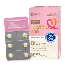 종근당 헬시아민 활성형 엽산 800 60정, 1개