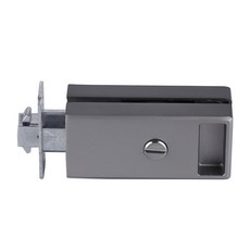 JINKADA 4516 極窄邊框 鋁合金 移門鎖 廚房 玻璃平開門鎖 帶鑰匙, 1個, 單玻啞光砂,帶鑰匙