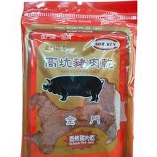 高坑 香烤豬肉乾 金門特產 口感豐富 獨立包裝, 170g, 1個