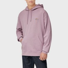 디키즈 프렌치 테리 릴렉스드 스몰 자수 로고 후드 티셔츠 Elderberry 187514