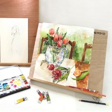 테이블 이젤 A3 47x36x35CM 수채화